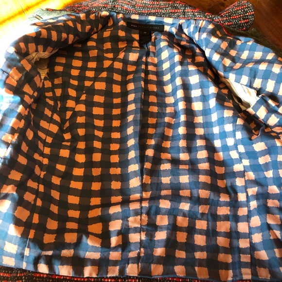 Marc by Marc Jacobs sz XS blazer red/ black/navy - Picture 8 of 8